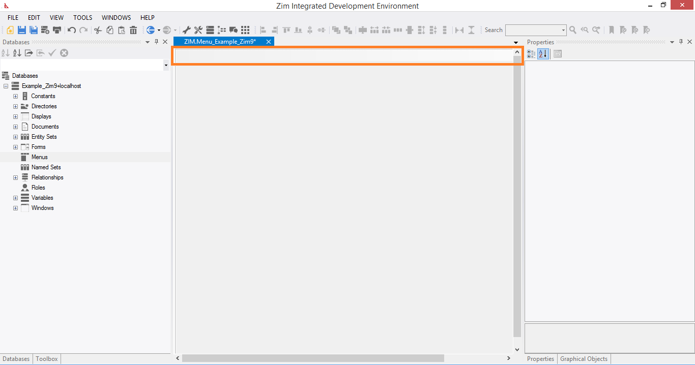 Designing Menus – 4GL APPLICATION FRAMEWORK